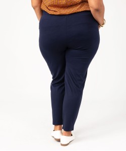 Pantalon femme grande taille avec couture sur l’avant